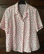 Roomkleurige blouse, bloes bloemetjes; 46; Sommermann, Ophalen of Verzenden, Zo goed als nieuw, Blouse of Tuniek