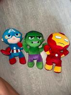 Avengers Knuffels Set - Hulk, Captain America, Iron Man, Ophalen of Verzenden, Zo goed als nieuw, Overige typen