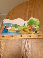 Houten kinderkapstok Kikker Max Velthuijs, Kinderen en Baby's, Ophalen of Verzenden, Zo goed als nieuw, Kapstokje