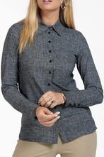 Studio Anneloes Polly tweed blouse zwart travelstof mt XL, Ophalen of Verzenden, Zo goed als nieuw, Maat 46/48 (XL) of groter