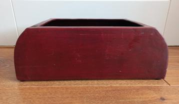 Bloempot / plantenbak wijnrood voor binnen  beschikbaar voor biedingen