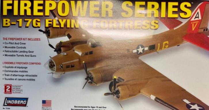 Coelianmodels, Lindbergh 75309, B-17 G, 1/64, € 28,99, Hobby en Vrije tijd, Modelbouw | Vliegtuigen en Helikopters, Nieuw, Vliegtuig