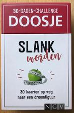 30-dagen-challenge doosje Slank worden - ZGAN, Boeken, Ophalen of Verzenden, Zo goed als nieuw, Dieet en Voeding