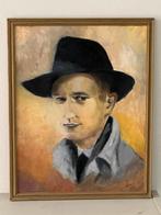 Schilderij portret 48 bij 38 cm, Antiek en Kunst, Ophalen