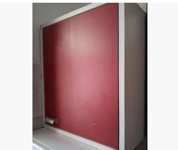 Formica vintage kastje rood 50-44-21 retro Meubels antiek beschikbaar voor biedingen