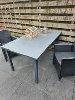 Eettafel met 2 stoelen en  bankje, Ophalen of Verzenden, Gebruikt