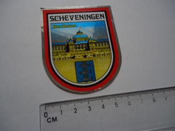 sticker oud Scheveningen Kurhaus glans schild -2 retro  beschikbaar voor biedingen