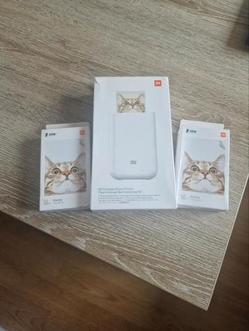 Xiaomi Mi Portable foto printer + 100 fotopapiertjes  beschikbaar voor biedingen