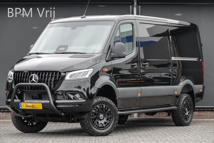 Mercedes-Benz Sprinter 4x4 319Cdi 190Pk 9G-tronic | L2H1 | 2, Auto's, Bestelauto's, Bedrijf, Te koop, 4x4, ABS, Achteruitrijcamera