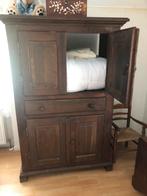 Eikenhouten Kast / TV Meubel - Massief Hout - Goede Staat, Ophalen of Verzenden