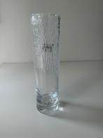 Fidrio cilinder bubble vaas 23cm glas, Overige kleuren, Ophalen of Verzenden, Minder dan 50 cm, Glas