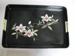dienblad vintage, Huis en Inrichting, Ophalen of Verzenden, Gebruikt, Rechthoekig, Hout