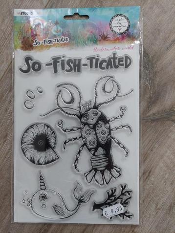 Clearstamps Art by Marlene So-Fish-ticated beschikbaar voor biedingen