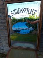 Reclame spiegel Schlösseralt bier mancave vintage brocante, Ophalen, Reclamebord, Plaat of Schild, Overige merken