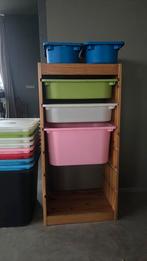 Ikea trofast kast met bakken 91 hoog grenen, Kinderen en Baby's, Kinderkamer | Commodes en Kasten, Ophalen, Zo goed als nieuw