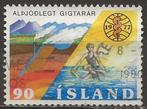 IJsland, Ophalen of Verzenden, IJsland, Gestempeld