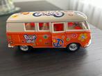 VW T1 Bus 'Peace and Love' Speelgoedmodel Vintage Stijl, Ophalen of Verzenden