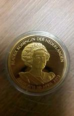 Munt Abdicatie Beatrix, Goud, Ophalen of Verzenden, Koningin Beatrix, Losse munt