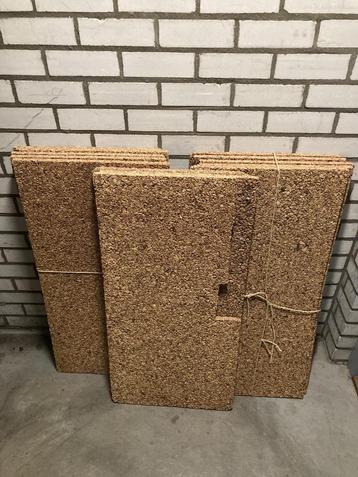 Kurk isolatieplaten 13 stuks (100x50x2cm) beschikbaar voor biedingen