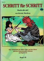 Schritt fur Schritt met CD voor viool met CD ( 1080 ), Verzenden, Zo goed als nieuw, Viool of Altviool, Blues