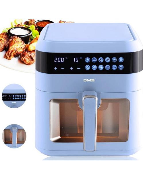 DMS XXXL Airfryer 7L inhoud 10 programmas splinternieuw, Witgoed en Apparatuur, Airfryers, Nieuw, Airfryer XXL, 1500 gram of meer