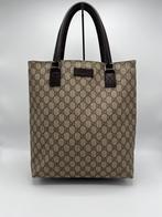 Gucci Supreme Tote Bag, Verzenden, Zo goed als nieuw, Bruin, Handtas