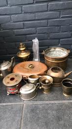 Koper en tin, bieden van 1 euro, Antiek en Kunst, Ophalen