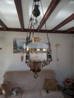 Antieke Olielamp Hang in ORIGINELE staat + reserve kap, Antiek en Kunst, Antiek | Lampen, Ophalen
