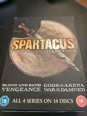 Spartacus seizoen 1 t/m 4 DVD Boxset  beschikbaar voor biedingen
