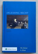 Inleiding Recht - Cliteur & Ellian - Zesde Druk, Boeken, Ophalen of Verzenden, Gamma, Zo goed als nieuw, WO