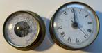 Messing scheepsklok en barometer, Ophalen, Gebruikt, Weerstation