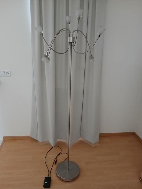Ikea Vloerlamp, Huis en Inrichting, Lampen | Vloerlampen, Zo goed als nieuw, 150 tot 200 cm, Glas, Metaal, Ophalen