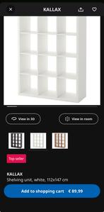 IKEA Kallax Kast - 112x147cm - Zo goed als nieuw!, Huis en Inrichting, Kasten | Boekenkasten, Ophalen, 100 tot 150 cm, Zo goed als nieuw