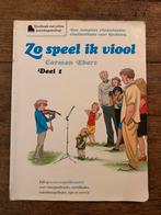 Viool bladmuziek - Zo speel ik viool - Carmen Eberz, Muziek en Instrumenten, Bladmuziek, Klassiek, Les of Cursus, Ophalen of Verzenden