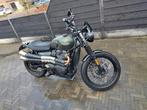 Triumph Street Scrambler 2018 - veel extra, Motoren, Particulier, Meer dan 35 kW, Minimaal motorrijbewijs A1, Naked bike