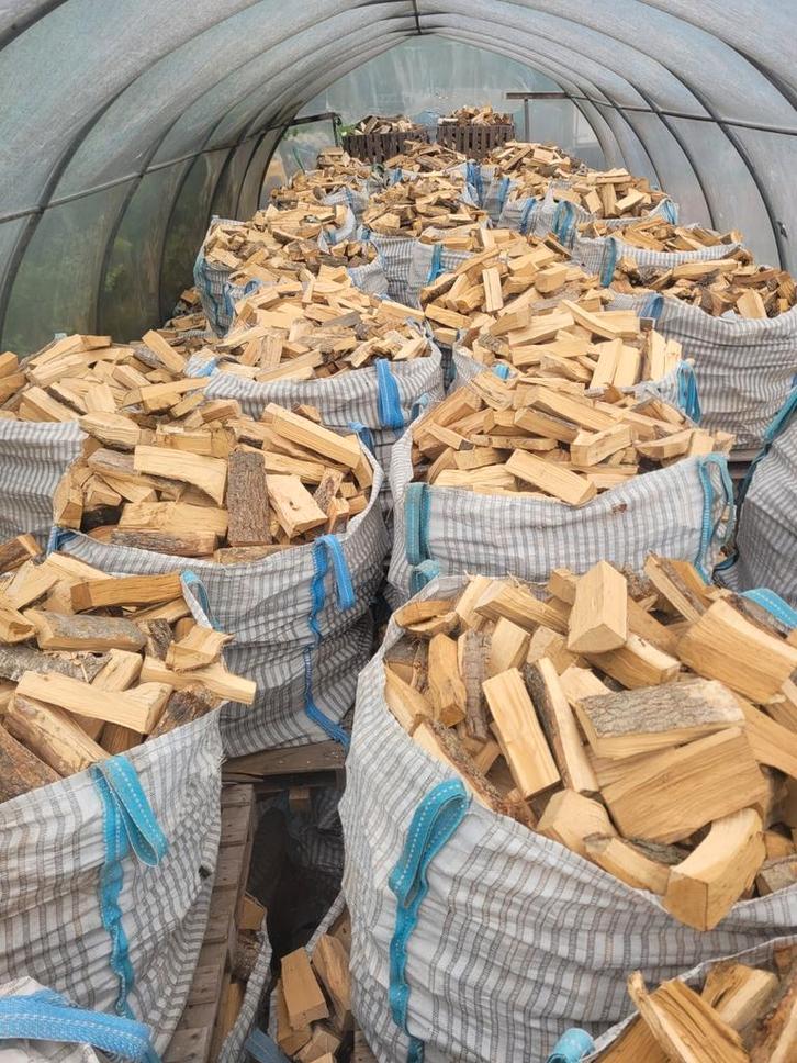 Haardhout stookhout brandhout LOOFHOUTMIX, Tuin en Terras, Haardhout, Blokken, Overige houtsoorten, 6 m³ of meer, Ophalen of Verzenden