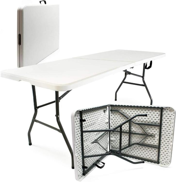 Partytafel te huur - buffettafel - uitklapbaar - eettafel, Huis en Inrichting, Tafels | Eettafels, Zo goed als nieuw, 50 tot 100 cm