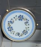 Taartplateau cakeplateau gebakschotel gebakschaal cakeschaal, Ophalen of Verzenden, Gebruikt, Rond, Porselein of Keramiek