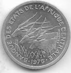 1  franc   1976  Centr. Afr. States. km. 8, Postzegels en Munten, Munten | Afrika, Ophalen of Verzenden, Losse munt, Overige landen
