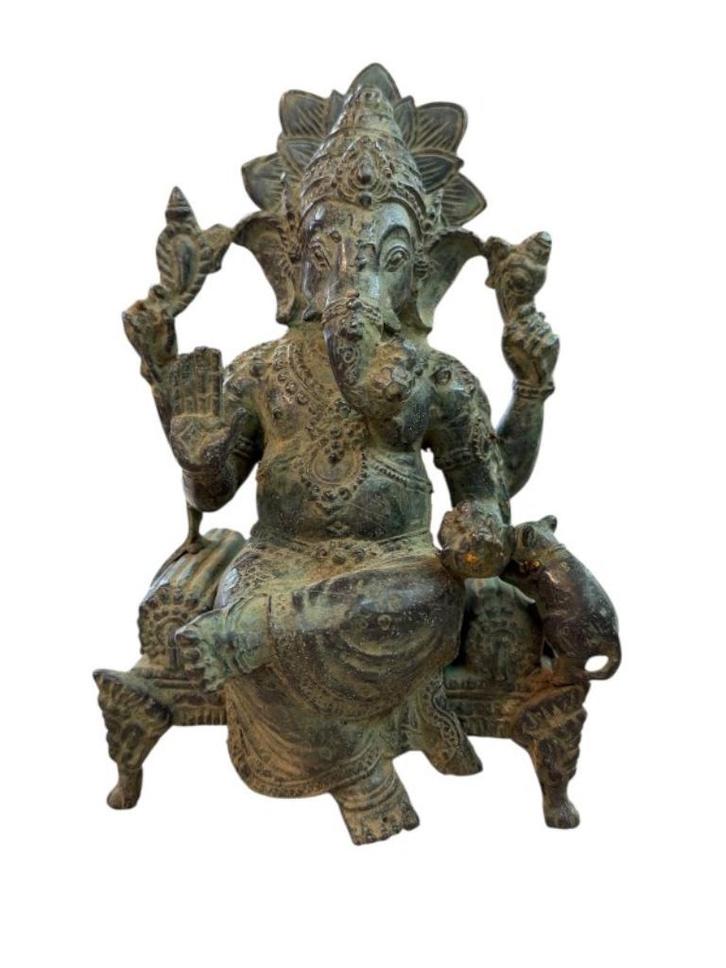 Ganesha brons, Antiek en Kunst, Antiek | Koper en Brons, Brons, Ophalen