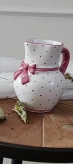 Schattige keramieken kan/vaasje., Ophalen, Overige kleuren, Aardewerk of Porselein, Minder dan 50 cm