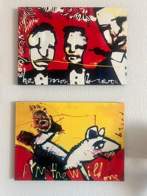 Herman Brood copy art - I'm the Wild One -/ Vegas Copa, Antiek en Kunst, Kunst | Schilderijen | Modern, Ophalen