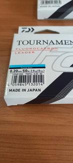 Daiwa Tournament Fluorocarbon 50% korting, Watersport en Boten, Nieuw, Ophalen of Verzenden, Vislijn, Nvt