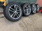 Audi Volkswagen skoda velgen 17 inch met winterbanden 5x112, Auto-onderdelen, Banden en Velgen, Velg(en), 17 inch, 225 mm, Winterbanden