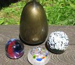 4X GLAZEN OBJEKT/PRESSE-PAPIER DONGHIA-MDINA -MURANO, Antiek en Kunst, Ophalen of Verzenden