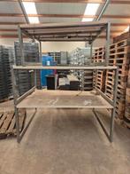 3 duo bureaus 2x 200x160 en 160x160cm, Gebruikt, Onbekend, Ophalen of Verzenden, Onbekend