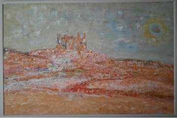 Artistiek modern groot schilderij beschikbaar voor biedingen