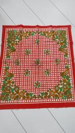 Vintage katoenen kleedje oranje geel groen, Ophalen of Verzenden, Gebruikt, Geel, Overige typen