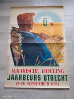 Vintage Jaarbeurs Utrecht Poster - 1951, Verzamelen, Ophalen of Verzenden, A1 t/m A3, Reclame, Rechthoekig Staand
