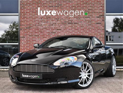 Aston Martin DB9 5.9 V12 Touchtronic | Onyx black (bj 2005), Auto's, Aston Martin, Bedrijf, Te koop, DB9, Cruise Control, Lederen bekleding